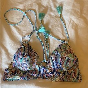 bathing suit top multi color